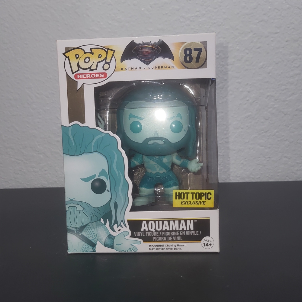 Aquaman Funko Pop Vinyl Figure- Hot Topic Exxlusive